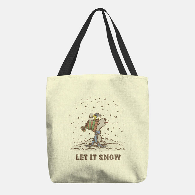 Let It Snow-None-Basic Tote-Bag-kg07