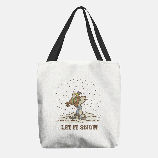 Let It Snow-None-Basic Tote-Bag-kg07