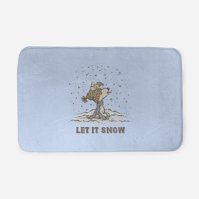 Let It Snow-None-Memory Foam-Bath Mat-kg07