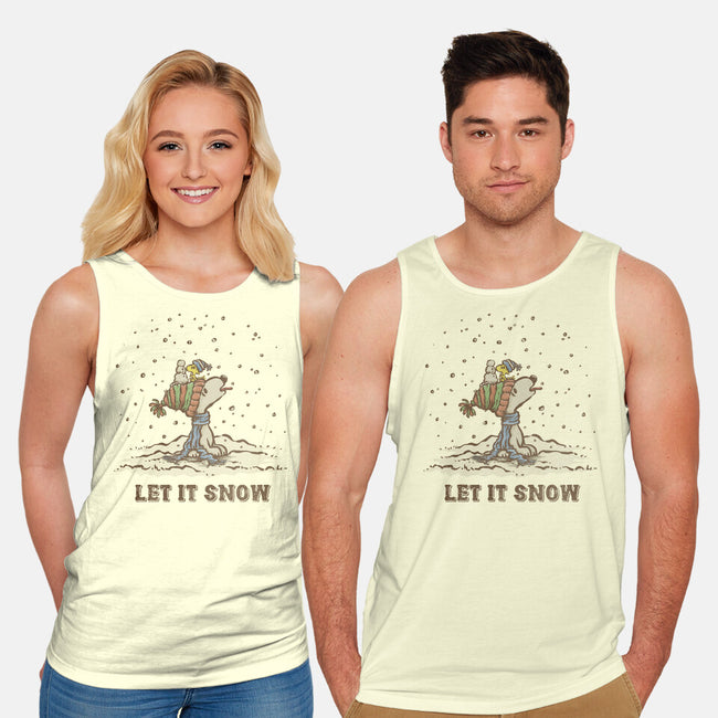 Let It Snow-Unisex-Basic-Tank-kg07