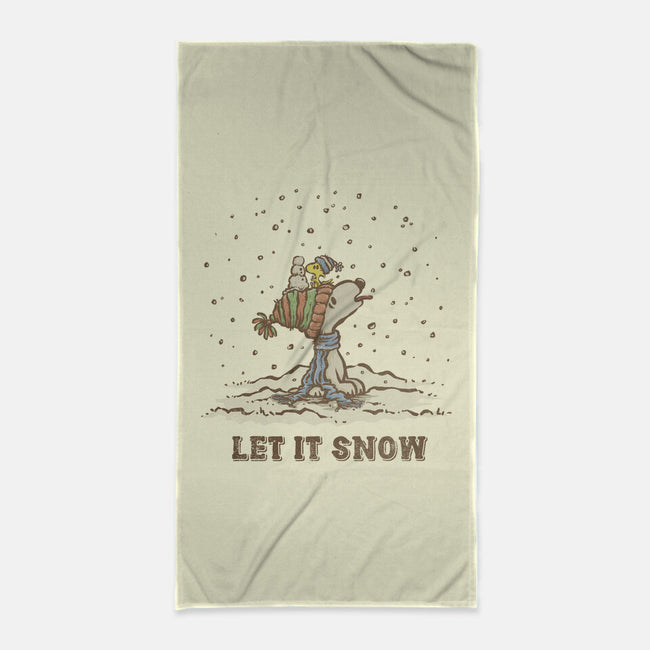 Let It Snow-None-Beach-Towel-kg07