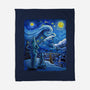 Starry Crumpit-None-Fleece-Blanket-daobiwan