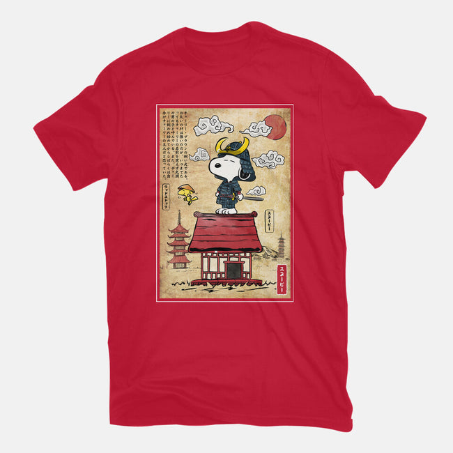 Beagle Samurai In Japan-Mens-Premium-Tee-DrMonekers