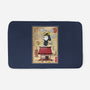 Beagle Samurai In Japan-None-Memory Foam-Bath Mat-DrMonekers