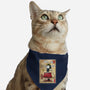 Beagle Samurai In Japan-Cat-Adjustable-Pet Collar-DrMonekers