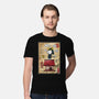 Beagle Samurai In Japan-Mens-Premium-Tee-DrMonekers