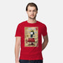 Beagle Samurai In Japan-Mens-Premium-Tee-DrMonekers