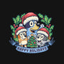 Bluey Holidays-Cat-Basic-Pet Tank-momma_gorilla