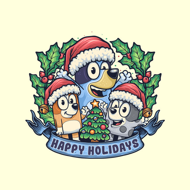 Bluey Holidays-None-Indoor-Rug-momma_gorilla