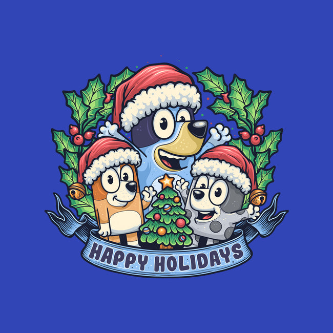 Bluey Holidays-None-Matte-Poster-momma_gorilla