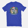 Bluey Holidays-Youth-Basic-Tee-momma_gorilla