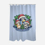 Bluey Holidays-None-Polyester-Shower Curtain-momma_gorilla