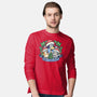 Bluey Holidays-Mens-Long Sleeved-Tee-momma_gorilla