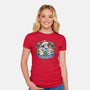 Bluey Holidays-Womens-Fitted-Tee-momma_gorilla