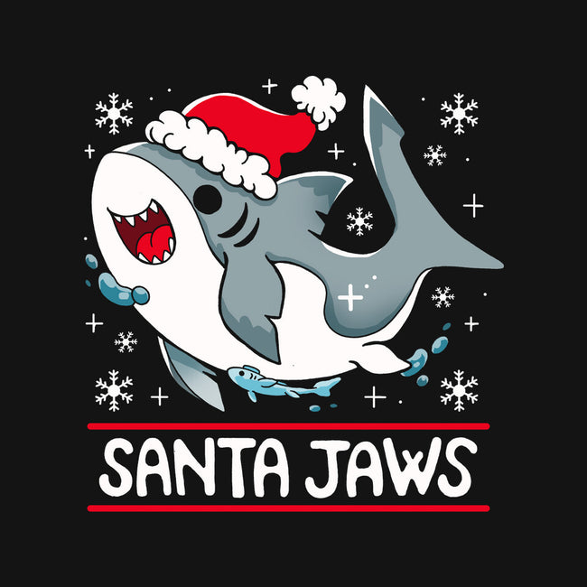 Santa Jaws-Unisex-Basic-Tee-Vallina84
