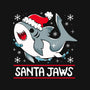 Santa Jaws-Unisex-Basic-Tee-Vallina84