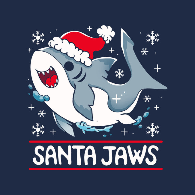 Santa Jaws-None-Fleece-Blanket-Vallina84