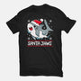 Santa Jaws-Mens-Heavyweight-Tee-Vallina84