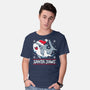 Santa Jaws-Mens-Basic-Tee-Vallina84