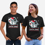 Santa Jaws-Unisex-Basic-Tee-Vallina84