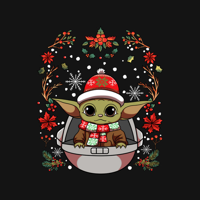 Christmas Yoda-Womens-Off Shoulder-Tee-JamesQJO