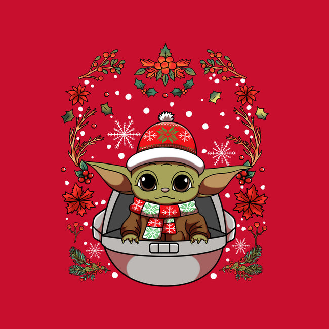 Christmas Yoda-Womens-Off Shoulder-Tee-JamesQJO