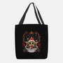 Christmas Yoda-None-Basic Tote-Bag-JamesQJO