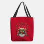 Christmas Yoda-None-Basic Tote-Bag-JamesQJO