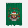 Christmas Yoda-None-Polyester-Shower Curtain-JamesQJO