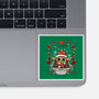 Christmas Yoda-None-Glossy-Sticker-JamesQJO