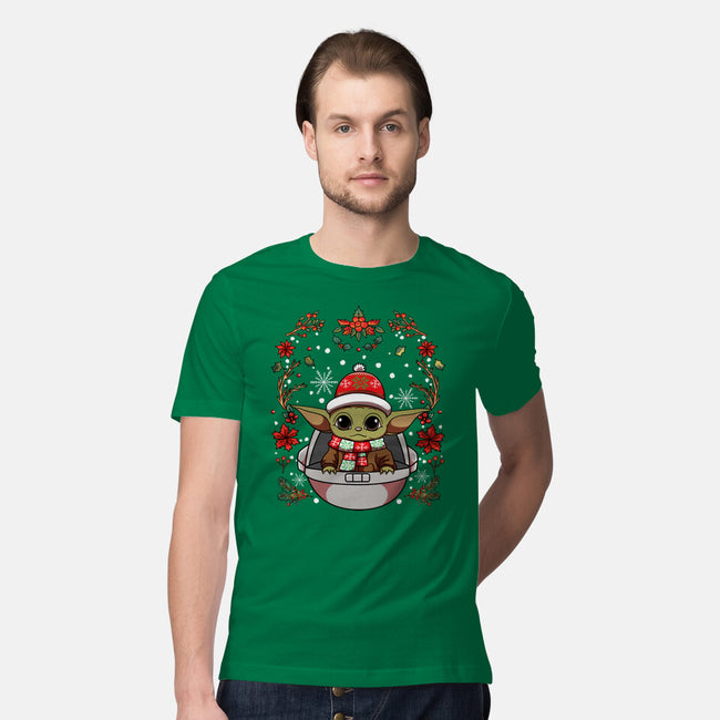 Christmas Yoda-Mens-Premium-Tee-JamesQJO