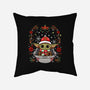 Christmas Yoda-None-Removable Cover-Throw Pillow-JamesQJO