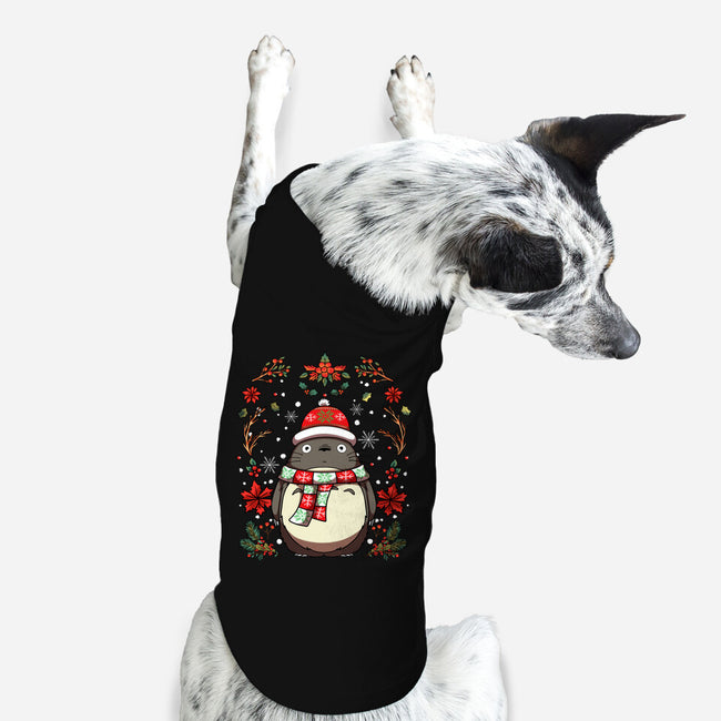 Christmas Totoro-Dog-Basic-Pet Tank-JamesQJO