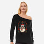 Christmas Totoro-Womens-Off Shoulder-Sweatshirt-JamesQJO