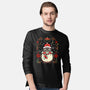 Christmas Totoro-Mens-Long Sleeved-Tee-JamesQJO