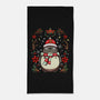 Christmas Totoro-None-Beach-Towel-JamesQJO