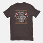 Glad It's Over-Womens-Basic-Tee-eduely