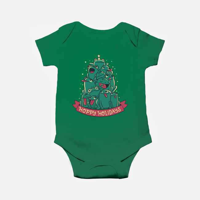 Hoppy Holidays-Baby-Basic-Onesie-Aarons Art Room