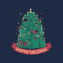 Hoppy Holidays-Unisex-Basic-Tee-Aarons Art Room