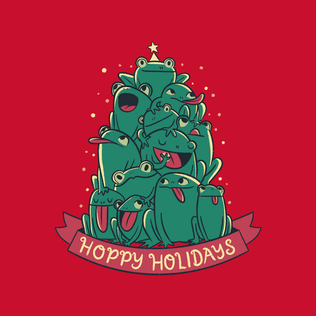 Hoppy Holidays-Unisex-Basic-Tee-Aarons Art Room