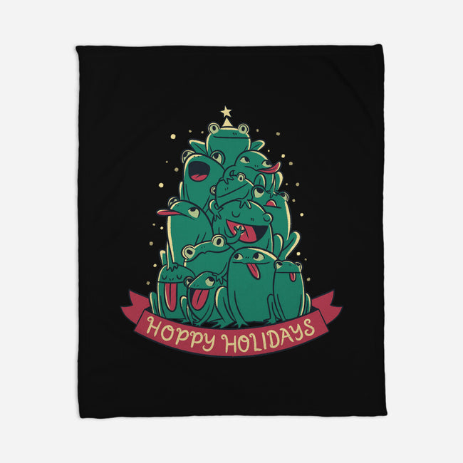 Hoppy Holidays-None-Fleece-Blanket-Aarons Art Room