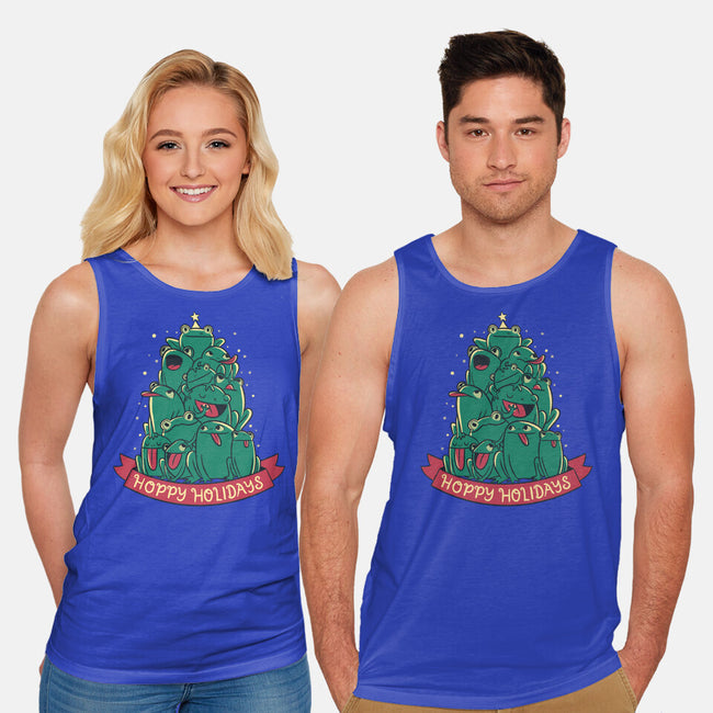 Hoppy Holidays-Unisex-Basic-Tank-Aarons Art Room