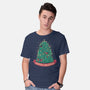 Hoppy Holidays-Mens-Basic-Tee-Aarons Art Room