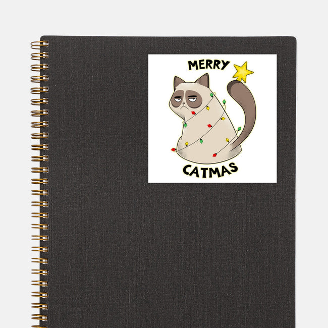 A Merry Catmas-None-Glossy-Sticker-Umberto Vicente