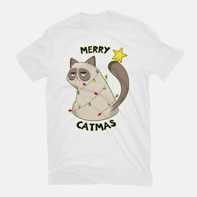 A Merry Catmas-Youth-Basic-Tee-Umberto Vicente