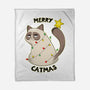 A Merry Catmas-None-Fleece-Blanket-Umberto Vicente