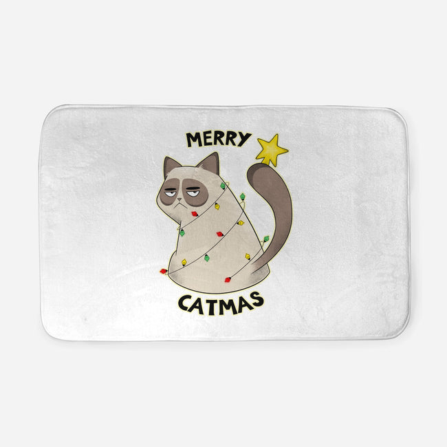 A Merry Catmas-None-Memory Foam-Bath Mat-Umberto Vicente