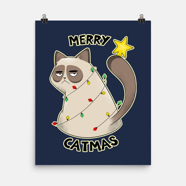 A Merry Catmas-None-Matte-Poster-Umberto Vicente