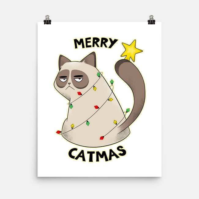 A Merry Catmas-None-Matte-Poster-Umberto Vicente