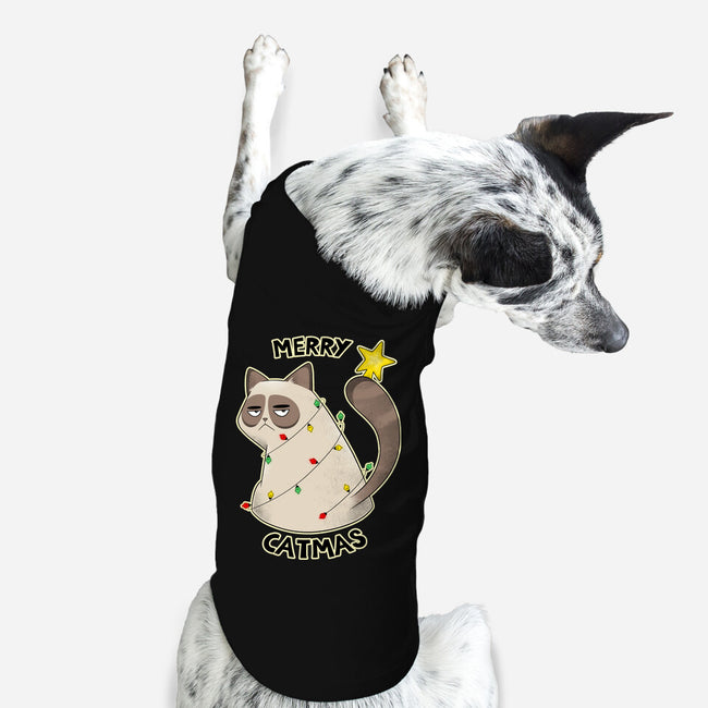 A Merry Catmas-Dog-Basic-Pet Tank-Umberto Vicente